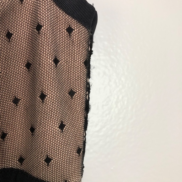 Betsy & Adam Lace Bodycon V Neck Dress Size 2 - Picture 7 of 14